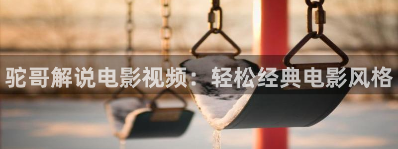 qiezi 茄子视频：驼哥解说电影视频：轻松经典电影风格
